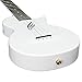Enya Tenor Ukulele 26 Inch Carbon Fiber Cutaway Travel Ukelele for Adult with Beginner Bundle Kit Including Case, Strap, Capo and Strings（Nova U Pro White）