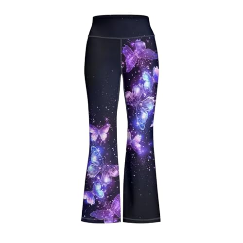 Girl’s Soft Leggings Dance Flare Legging for Girl High Waisted Yoga Pants Kids Bell Bottoms Tights Gym Activewear4