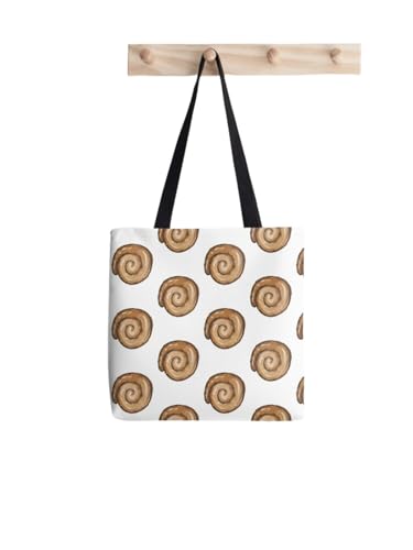 Sac fourre-tout roulé à la cannelle aux finitions soignées en tissu éco-conçu durable