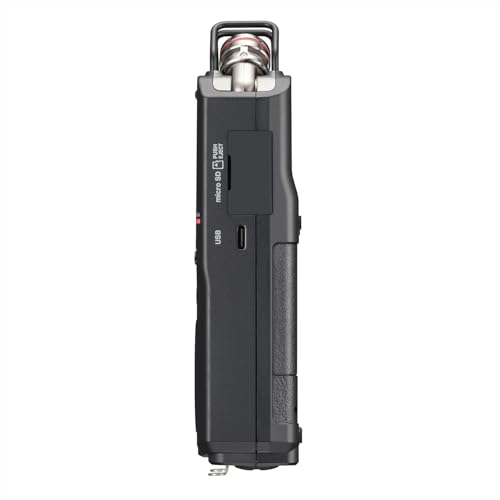Image of TASCAM DR-40XP 4-Channel 32-Bit Float Portable Handheld Field Recorder and USB-C Audio Interface - With 2 XLR /TRS Inputs and Adjustable Mics for Music, Audio for Video and Interviews