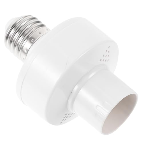 SEWOART Voice Control Lamp Holder E27 Socket Smart Voice Activated Light Socket No Network Required Easy Installation for Garage Workshop Bedroom Use