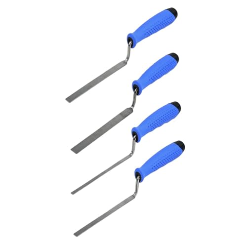 Muuookka Juego de Herramientas Manuales para Albañilería: 4 Paletas de Albañilería, Paletas Albañilería y Calibradores, Puntero Acero Inoxidable para Albañilería con Bolsa Almacenamiento.