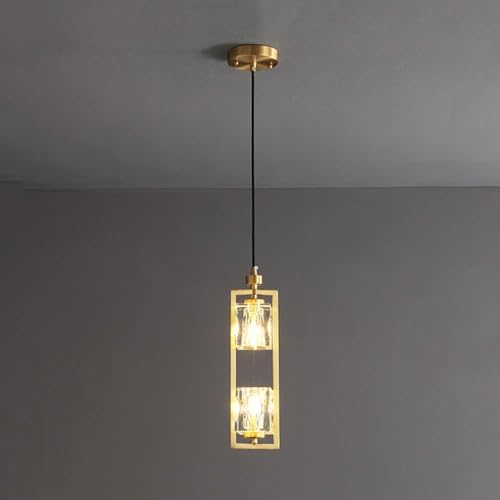 Luminaire suspendu en cristal pour îlot de cuisine et ambiance salon chic