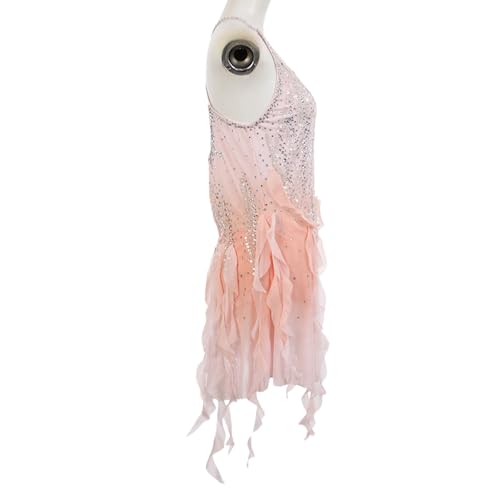 Robe de danse lyrique en strass idéale pour spectacles et galas - 3