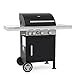 Produktbild Barbecook Gasgrill-wagen Spring 3212 50 MB mit 3 Brenner und Seitenbrenner, mit Türen und Stauraum, schwarz, 133x57x115cm