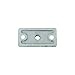 DGBRSM 2PCS 3/8 Inch Ceiling Flange Hangers Ceiling Flange Hanger Plate Threaded Galvanized Ceiling Flange Hanger Plate for DYI Plumbing and Industrial Decor