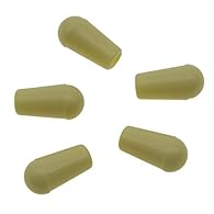 USA thread tips for Switchcraft toggle switches which used on most USA Gibson Les Pauls #8-32 thread size for USA guitars These DO NOT fit metric thread switches made in Asian countries Package includes 5 toggle switch tips, please note NO switches a...