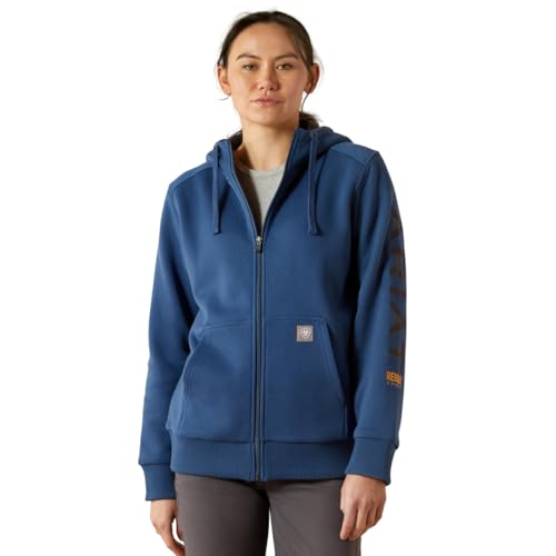 Sweat à capuche femme ARIAT Rebar veste contre le froid la pluie et le vent