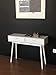 MyosHome - Recibidor Consola Roble Polar y Blanco 100 x 32 x...