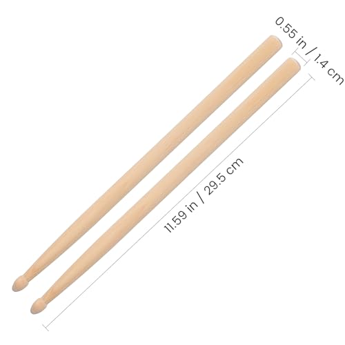 2 Pares de Baquetas de Madera Maple para Percusión miniatura 2