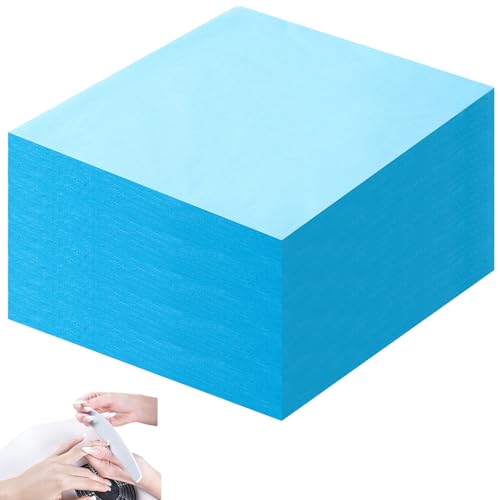Fanfanwin 400 Sheets Nail Dust Collector Filter Paper, Disposable, Blue