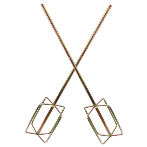 Tiges de mélange pour perceuse en acier robuste pour ciment et enduits fluides - 2