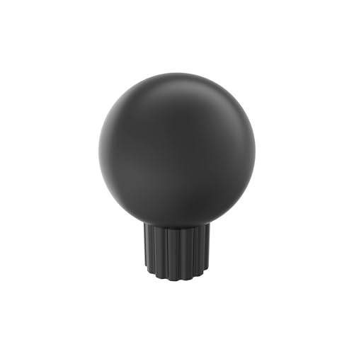 Amerock 1-1/8" Round Cowrie Matte Black Cabinet Knob