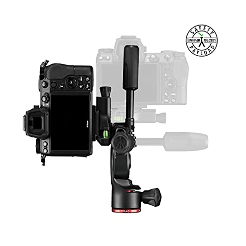 Manfrotto Befree 3-Way Live, Testa A 3 Vie Per Treppiede, Testa Fluida In Alluminio Per Fotocamera E Videocamera Fino A 6 Kg, Compatta, Accessori Fotografia Per Creazione Contenuti, Foto E Video - 2