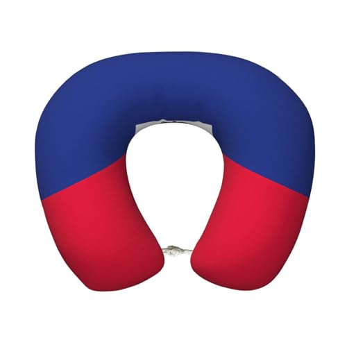 Almohada viscoelástica en forma de U con diseño de bandera miniatura 1