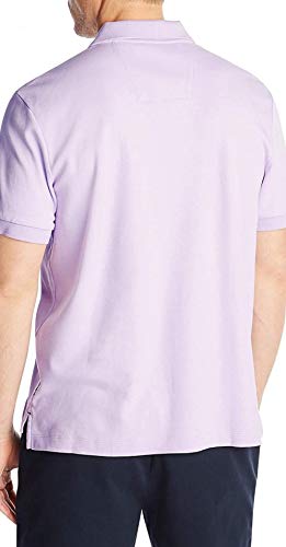 Image of Nautica Men's Classic Fit Short Sleeve Dual Tipped Collar Polo Shirt