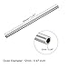 uxcell 304 Stainless Steel Tube, OD 12mm x 2mm Wall Thick 300mm Length Metal Tubing for Industry Machinery