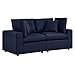 Modway EEI-5576-NAV Commix Overstuffed Outdoor Patio Loveseat, Navy