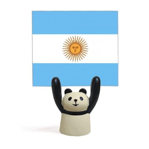 Porte-mémo drapeau Argentine panda le cadeau idéal pour fans d'animaux