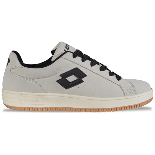 Lotto Yarin Unisex, Scarpe da Ginnastica Adulto, Nero Pietra, 46 EU