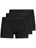juegos de vestir a trunks del futuro algodón Jack & Jones Jacwaistband Trunks Noos-Juego de 3 Cintas elásticas Bóxer, Negro, M para Hombre