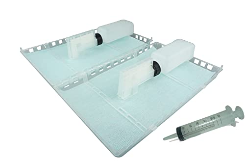 APIFORMES Set: Verdunster Professional Doppelpack von NASSENHEIDER und Dosierspritze - Varroa Milbe - Varroabehandlung - Ameisensäure-Behandlung 60% - Bienen - Imkereibedarf