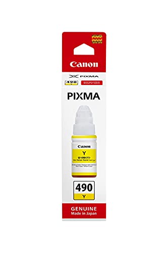 Canon GI-490 Bouteille Y Jaune (Emballage carton)