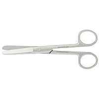 Gima - Gerade Chirurgische Schere, Stumpfe Ende, Länge 14,5 cm, aus Edelstahl