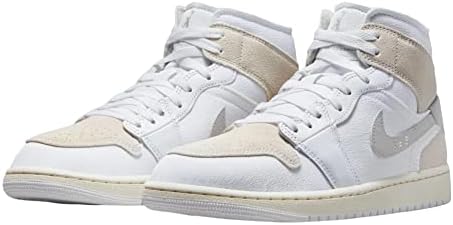 Nike Air Jordan Mid Men's Shoes White/LT Orewood Brown-Tech Grey DM9652-120 10.5 Review | Image 2