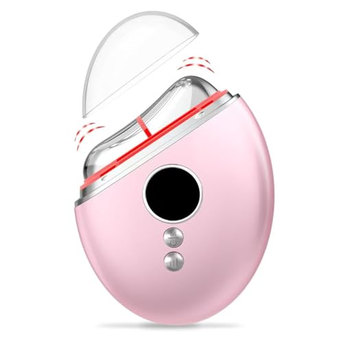 YSWOVUO EMS Masajeador Facial Eléctrico Cara Antiarrugas, 3 Modos Masajeador Cara Cuello Antiarrugas