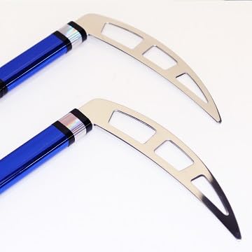 Generic G-Force Square Blade Kama with Blue Finish, red