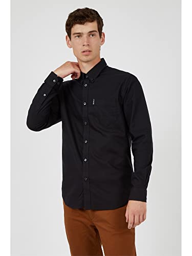 Ben Sherman, camicia Oxford da uomo, a maniche