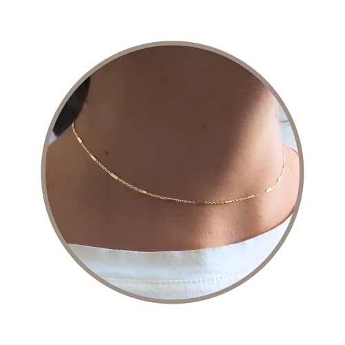 Collier Ras De Cou Style Noël | Longueur 30 Cm | Minimaliste | Occasion Très Bon État