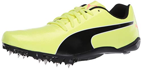 PUMA Evospeed PREP Sprint Sneaker, Fizzy Yellowpuma Black, 10.5 M US