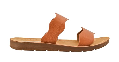 Image of Corkys Footwear Women's Wishy Washy Two Strap Sandal - Trendy and Chic Strap Design, Comfortable, Lightweight, and Durable Summer Sandals for Versatile Fashion