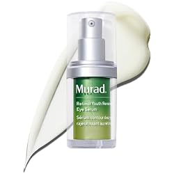 Murad Retinol Youth Renewal Eye Serum - Retinol Eye Serum Visibly Improves Undereye Puffiness Dark Circles and Reduces the Appearance of Fine Lines, Gentle Enough for Nightly Use - 0.5 oz
