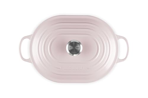 Image of Le Creuset Enameled Cast Iron Oval Casserole with Lid, 3.75 qt., Shallot