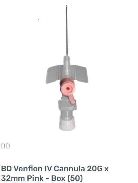 Ago per piercing aghi cannula sterili venflon 20g conf da 50 pezzi