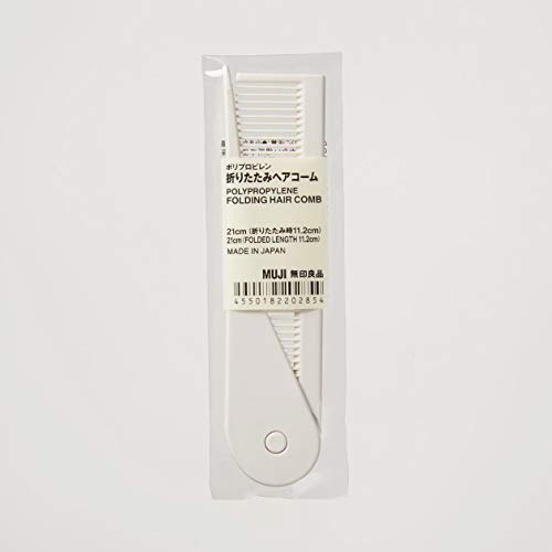 Peine plegable portátil Muji 11.2 cm miniatura 2
