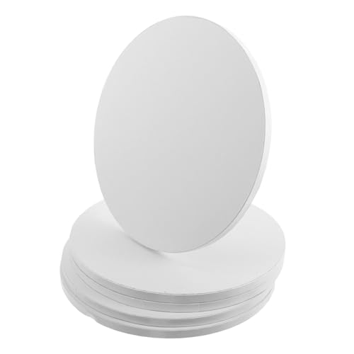 PRETYZOOM 5 Piezas Unidades Bases para Tartas Cartón Corrugado Resistente Antideslizante para Pasteles Cumpleaños Bodas Uso Profesional y Doméstico
