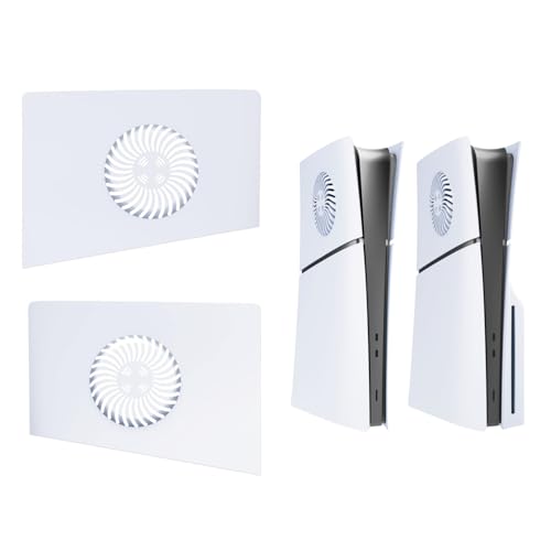 Hzxkqmil Placas de Cubierta para PS5 Slim Consola, Cubierta de