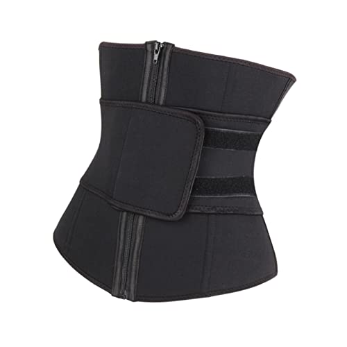 Ceinture de slimming caoutchouc femmes au sport : confort optimal en noir XS