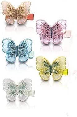 hkd Butterfly Pins For Hair Pins For Girls Baby Stuff Clips For Kids Small Clips For Baby Girl Accessories Hair Pin Gifts Cute Things 6 Pc