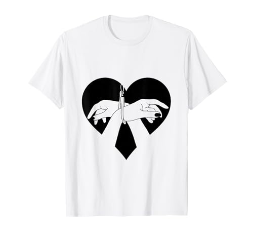 Hand Cuffed BDSM Bondage Heart T-Shirt