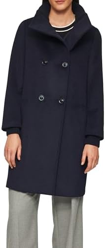 s.Oliver Damen Outdoor-Mantel – Regular Fit, Stehkragen, halblang
