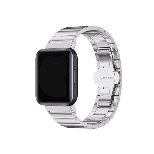 [LOKLNEYK] �����X�e�����X�o���h�ɓK������Redmi Watch 2 Lite/3 Correa(Silver 2,For RedMi 2 Lite)