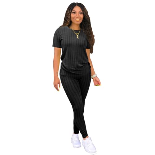 Nimsruc Two Piece Sets For Women Lounge Summer Outfits Casual Sweatsuits2