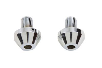 V-Twin 24-0154 - Chrome 41mm Taper Top Socket Fork Caps