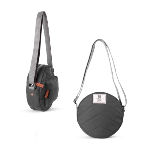 Image of ORI LONDON Crossbody Bag - Nylon Crossbody Bags for Women & Men with Chunky Zippers - The Paddington