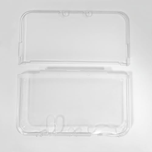 Image of Hzxkqmil Transparent Protective Case for Nintendo New 3DS XL /LL Console | Clear Crystal Hard Case Protective Cover + 1 Set Screen Protectors Film and 4 Stylus Pen for New 3DSXL LL